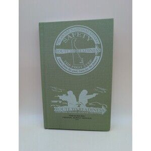 Vtg Delaware National Guard Safety Notebook Blank Military Green Log Memo Book